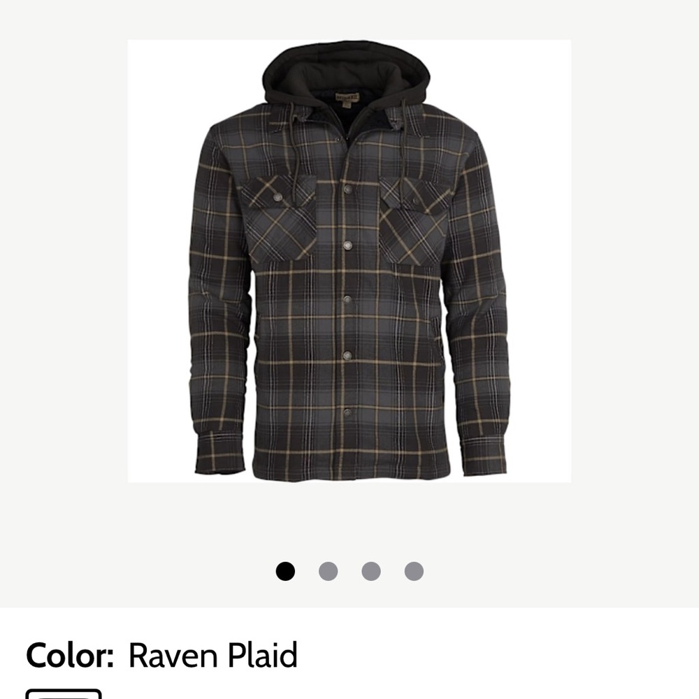 Redhead Men's Plaid Hooded Jacket